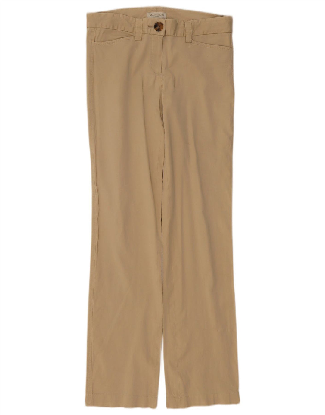 Massimo Dutti Lige Casual bukser til kvinder W30 L32 Beige