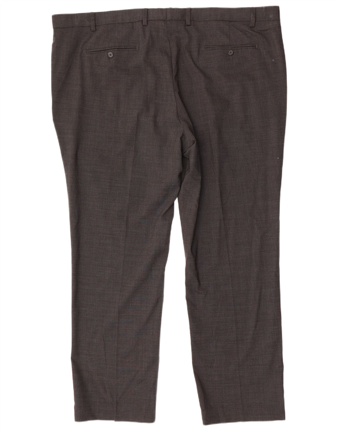 Marks & Spencer Herre Straight Regular Fit Suit Bukser W48 L31 Grå