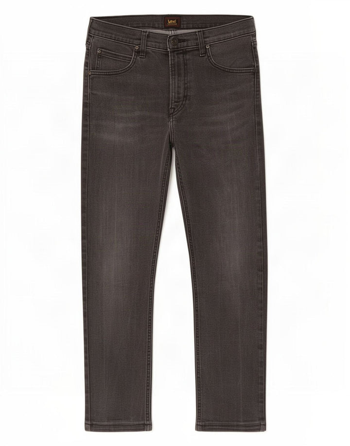 Lee Herre Luke Slim Jeans W33 L26 Grå Bomuld