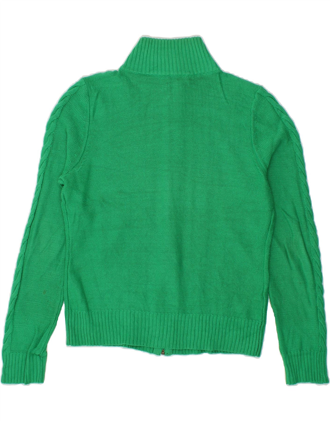 CHAPS Womens Cardigan Sweater UK 18 XL Green Cotton Vintage Chaps and Second-Hand Chaps from Messina Hembry 
