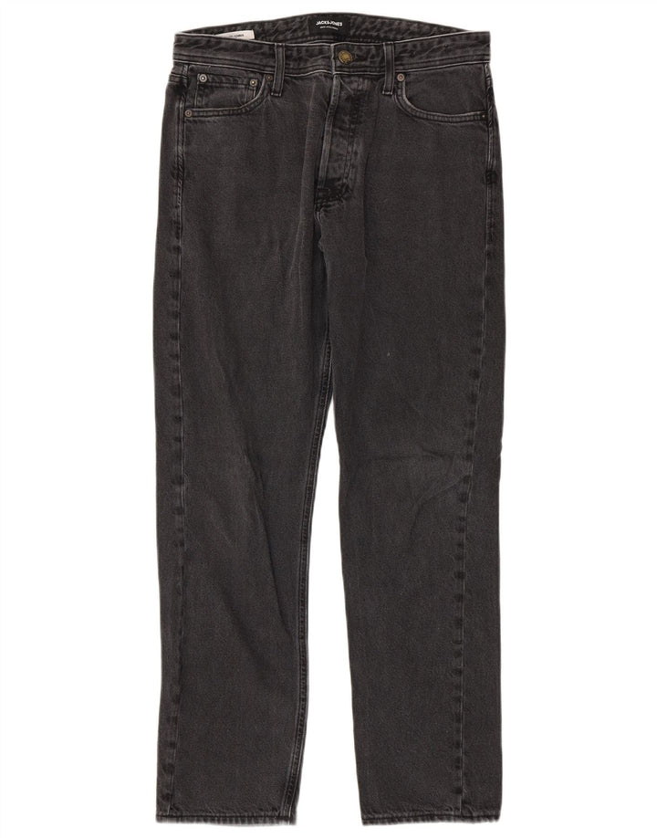 Jack & Jones Herre løse jeans W30 L29 Grå bomuld