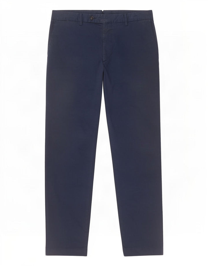Hackett Herre Slim Suit Bukser W32 L29 Marineblå Bomuld