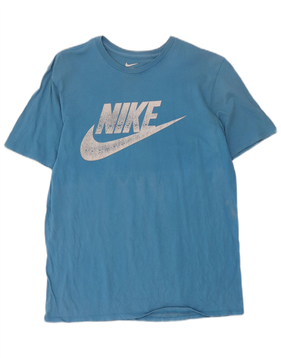 Nike Herre Athletic Cut Grafisk T-Shirt Top Medium Blue