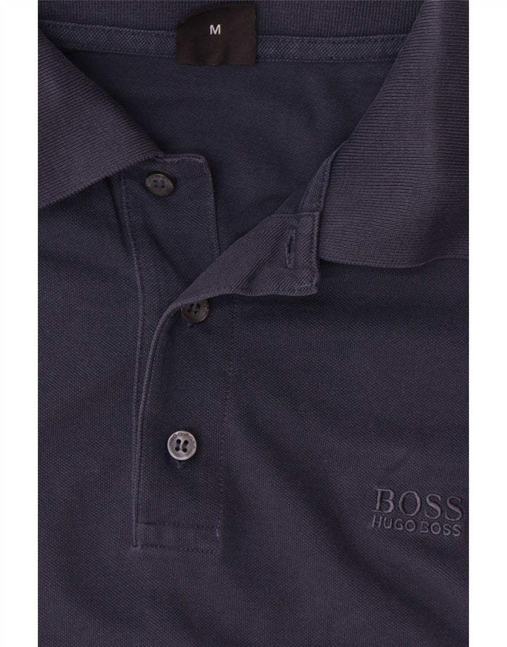 Hugo Boss herre poloshirt Medium marineblå bomuld