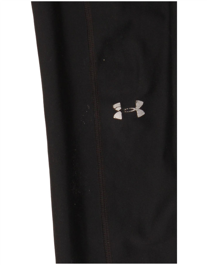 UNDER ARMOUR Womens Heat Gear Leggings UK 10 Small Black