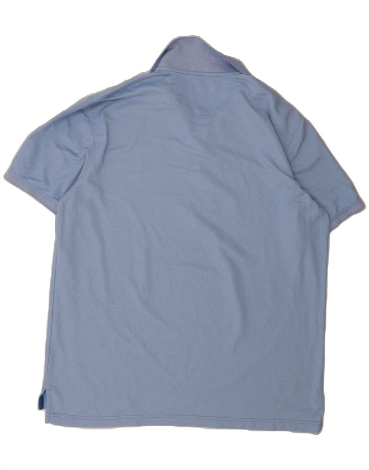 IZOD Mens Polo Shirt XL Blue Cotton Vintage Izod and Second-Hand Izod from Messina Hembry 