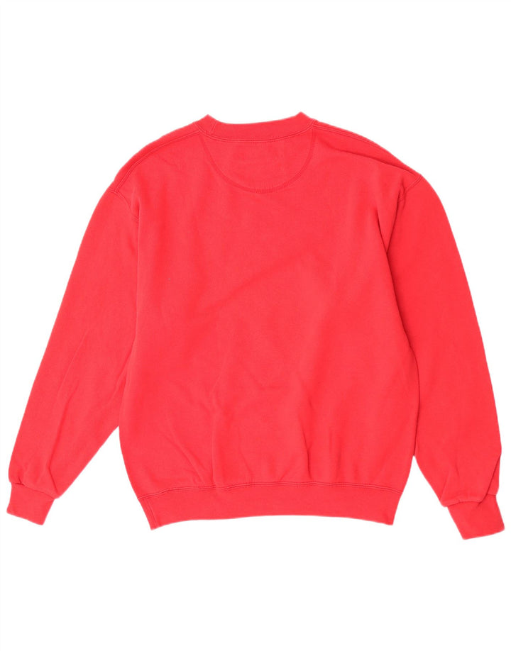 Jerzees Herre Regular Fit Sweatshirt Jumper Medium Rød Bomuld