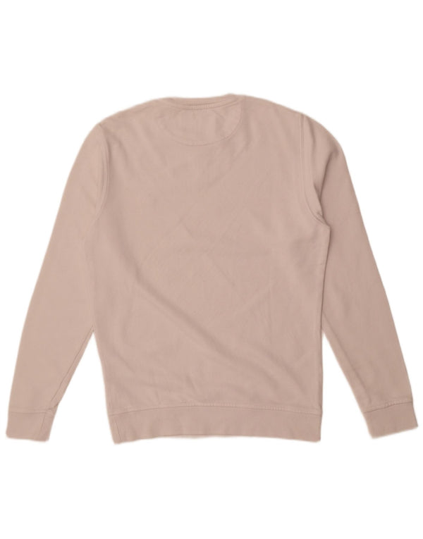 Lyle & Scott Mens Sweatshirt Jumper Small White Cotton