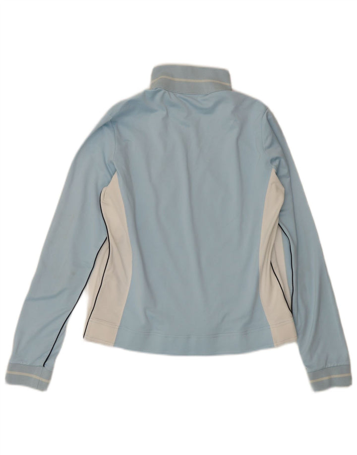 Champion Womens træningsdragt Topjakke UK 14 Large Blue Colourblock Polyester