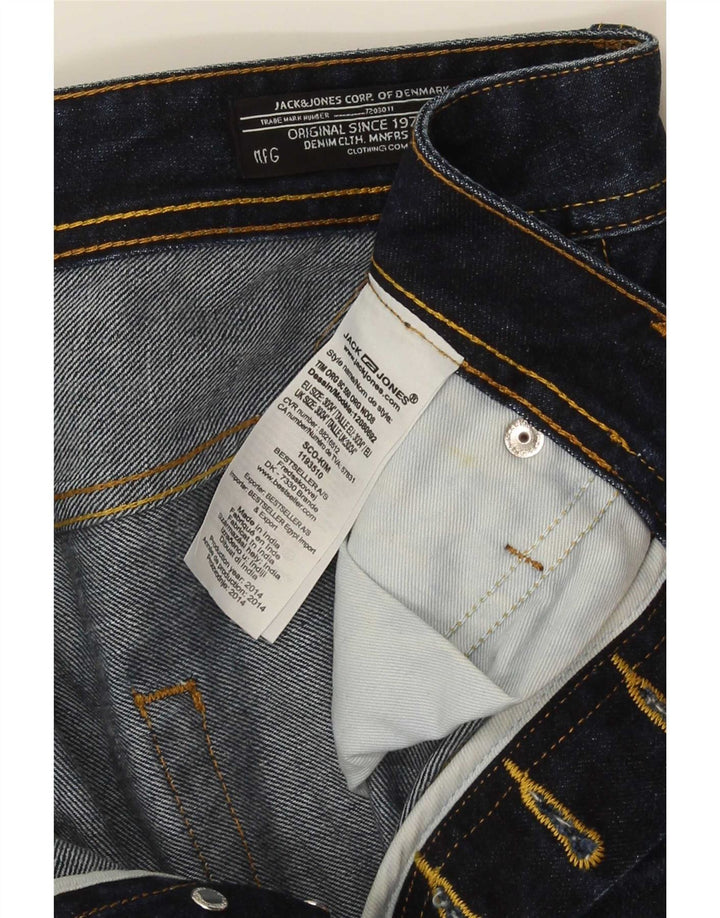 Jack & Jones Herre Tim Slim Jeans W30 L34 Marineblå Bomuld