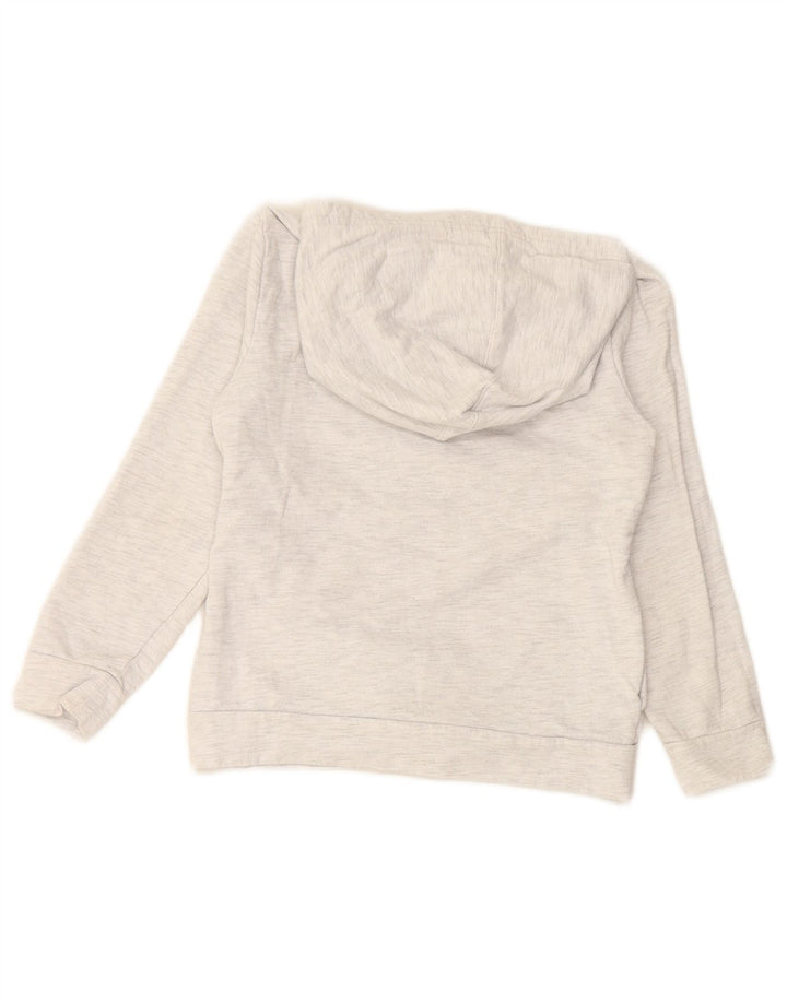 PUMA Grafisk hættetrøje til piger 6-7 år Grå bomuld