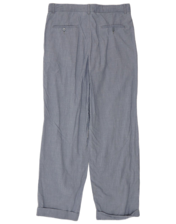 Max&Co. Kvinder Pegged Chino Bukser UK 14 Large W32 L30 Blå Bomuld