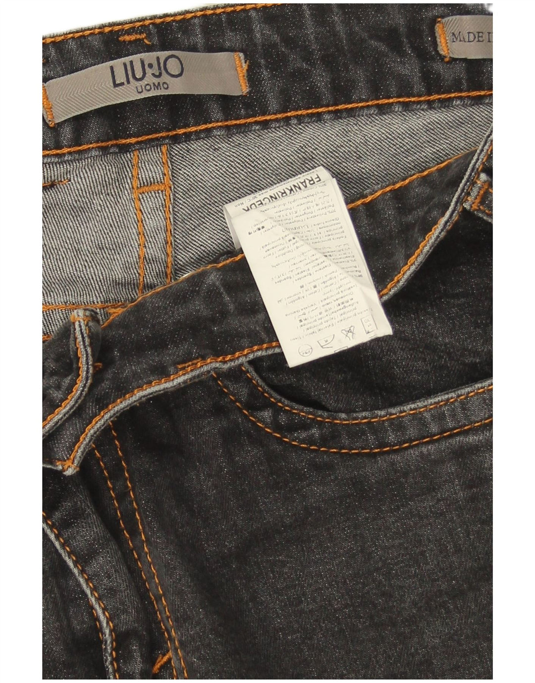 Liu Jo Herre Uomo Slim Jeans W32 L29 Grå Bomuld