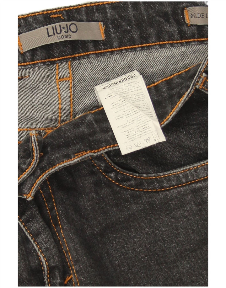 Liu Jo Herre Uomo Slim Jeans W32 L29 Grå Bomuld