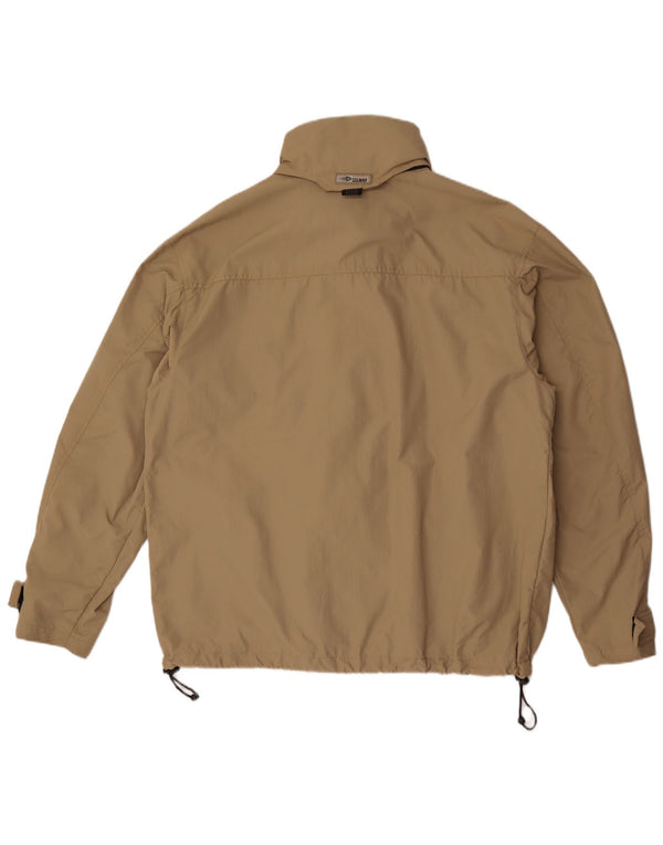 Colmar Mens Hooded Windbreaker Jacket IT 50 Large Beige Polyamide