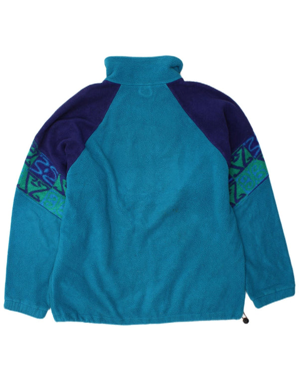 SALEWA Herre Polartec Fleece Jumper med lynlås XL Blå Colourblock Polyester