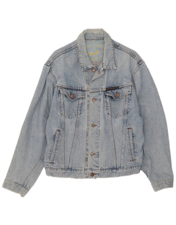 Vintage Dame denimjakke UK 16 Large Blue