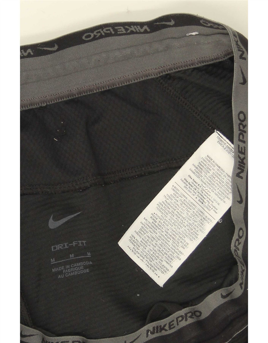 Nike Herre Dri Fit Grafisk træningsdragt Bukser Medium Sort Polyester