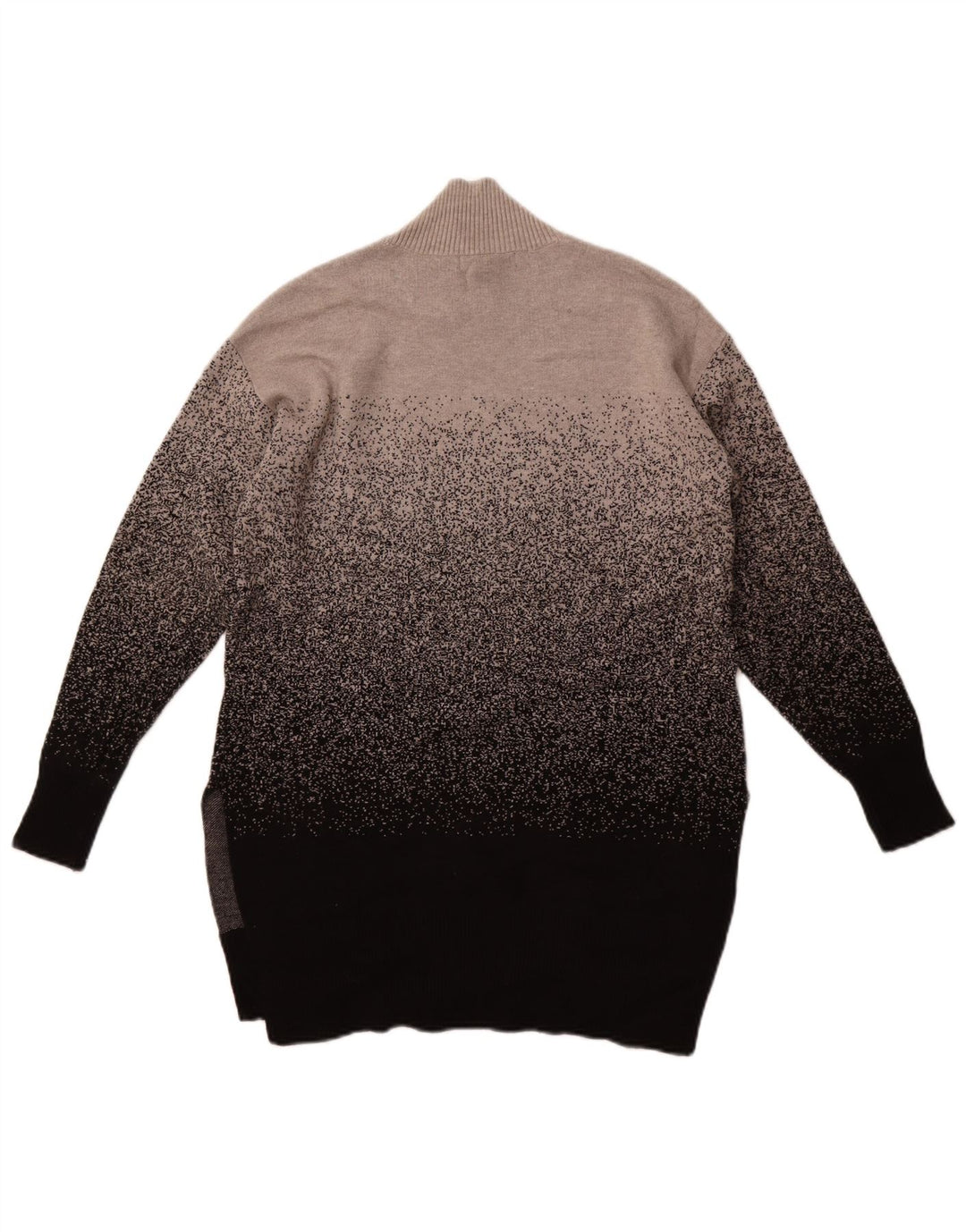 Marks & Spencer Dame Turtle Neck Jumper Sweater UK 10 Small Grey Flecked