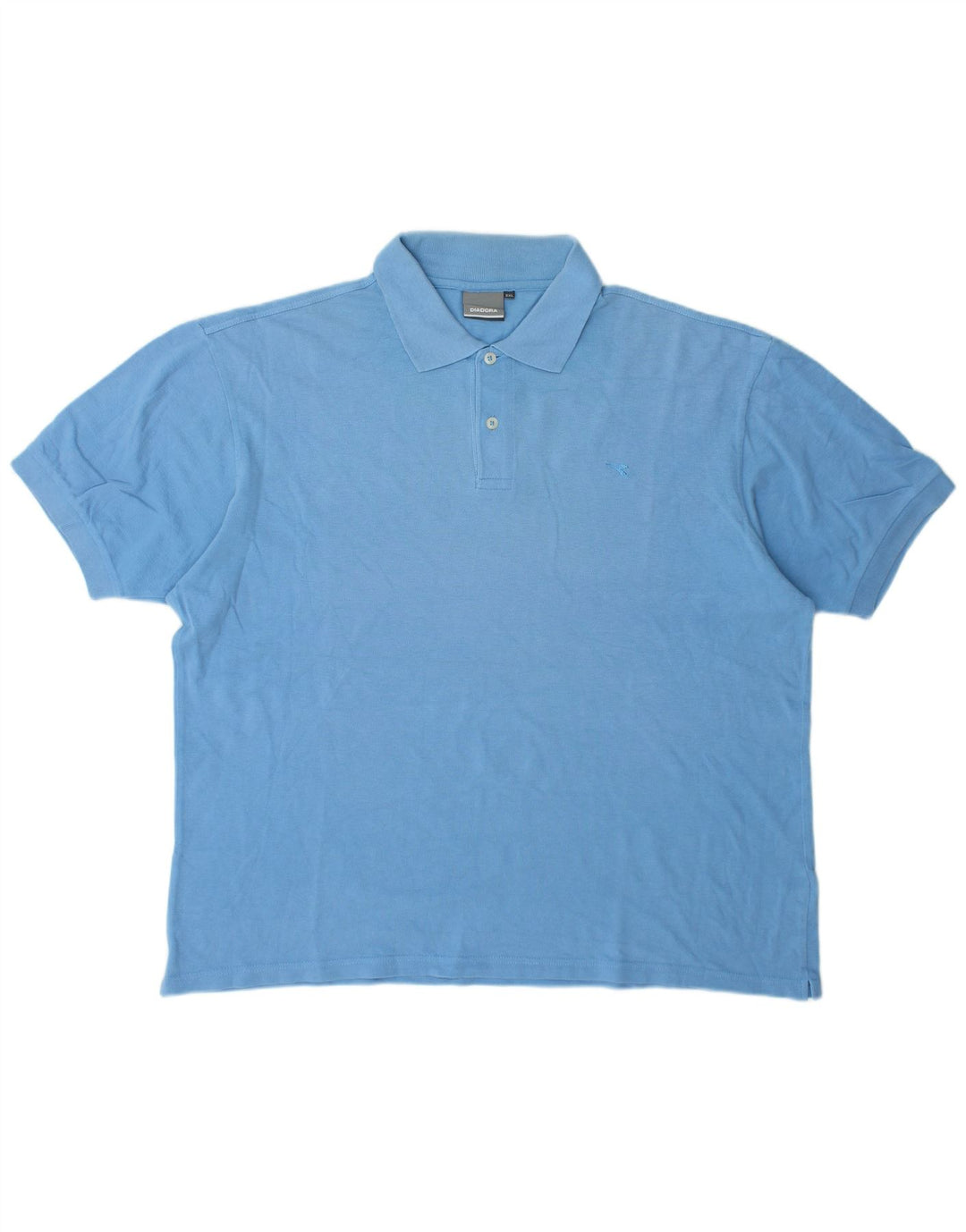 Diadora herre poloshirt 2XL blå bomuld