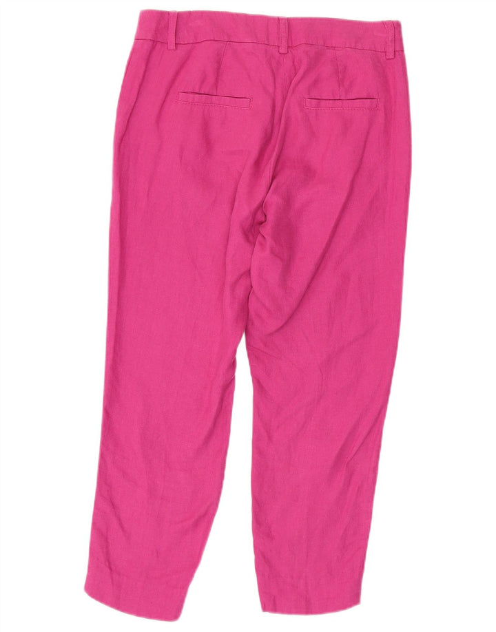 Marella Dame Slim Cropped Trousers W30 L24 Pink