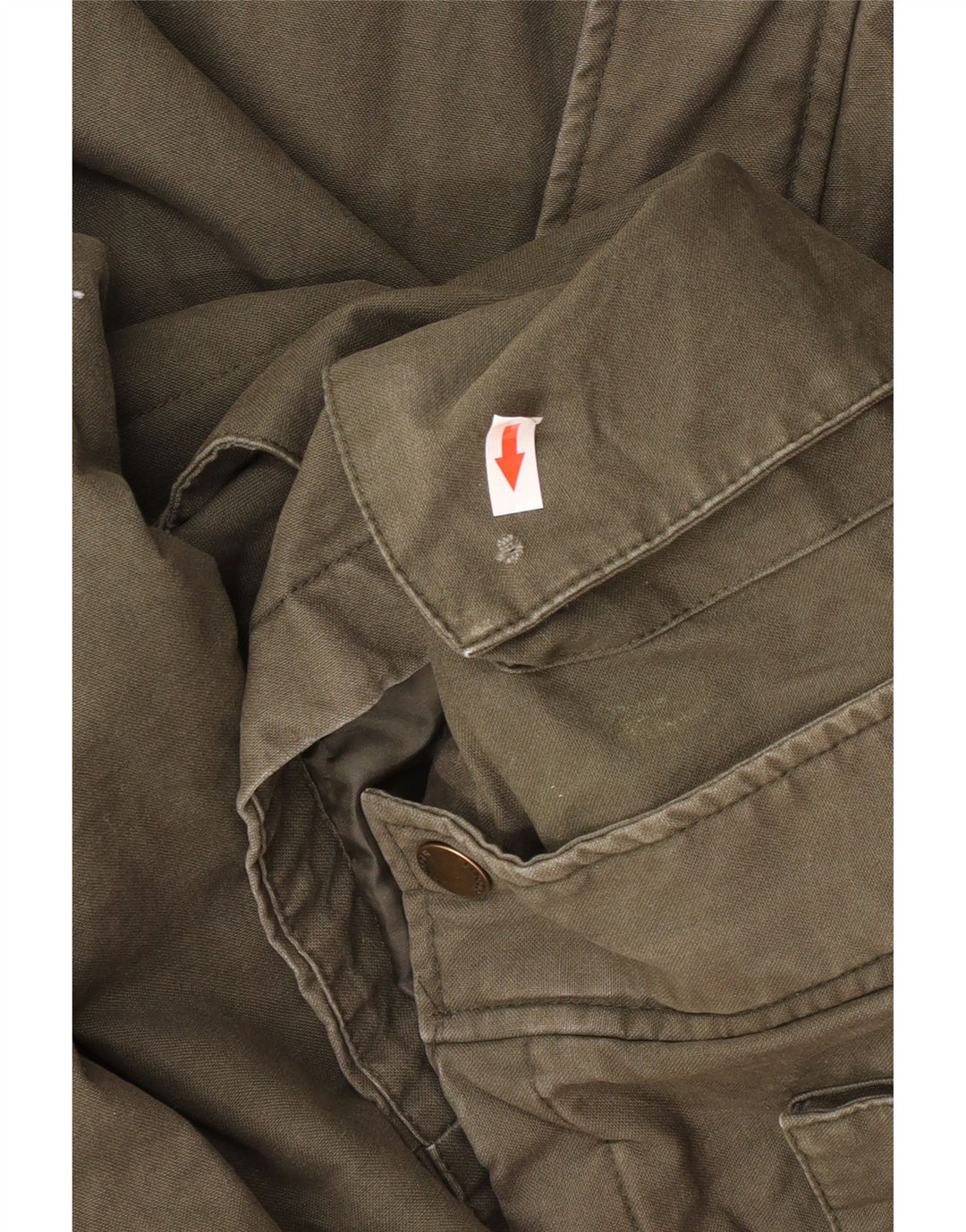 Lincoln Herre Utility Jacket UK 40 Large Khaki Cotton
