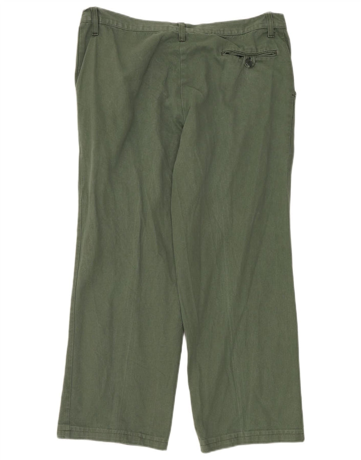 VINTAGE Straight Chino-bukser til mænd W38 L30 Grøn