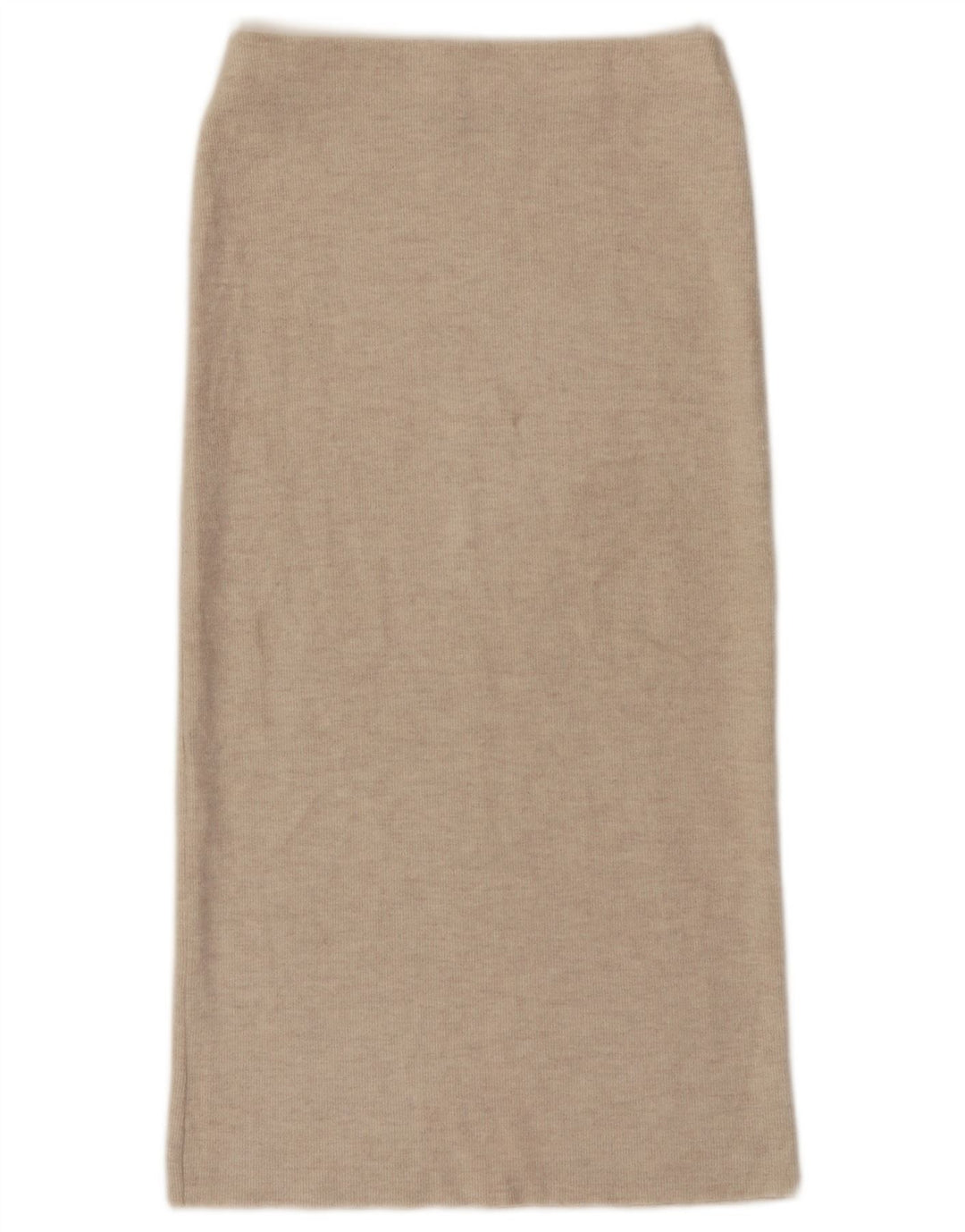 Zara Midi-nederdel med høj talje, lille W26 beige polyester