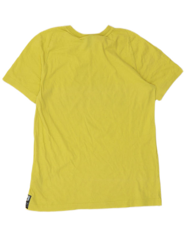 Adidas drenge grafisk t-shirt top 13-14 år gul bomuld
