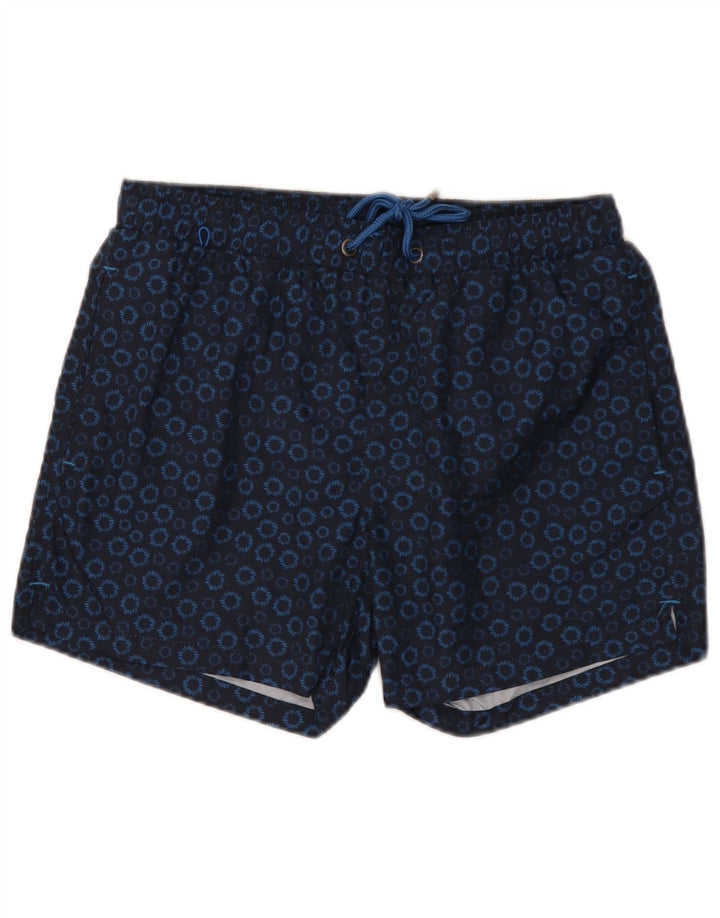 Gutteridge Badeshorts til mænd Medium Navy Blue Floral Polyester