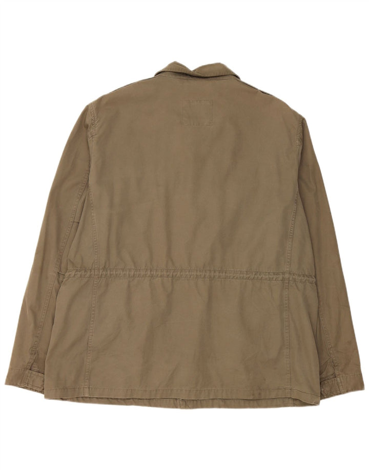 Marks & Spencer Kvinder Utility Jacket UK 44 2XL Khaki Bomuld