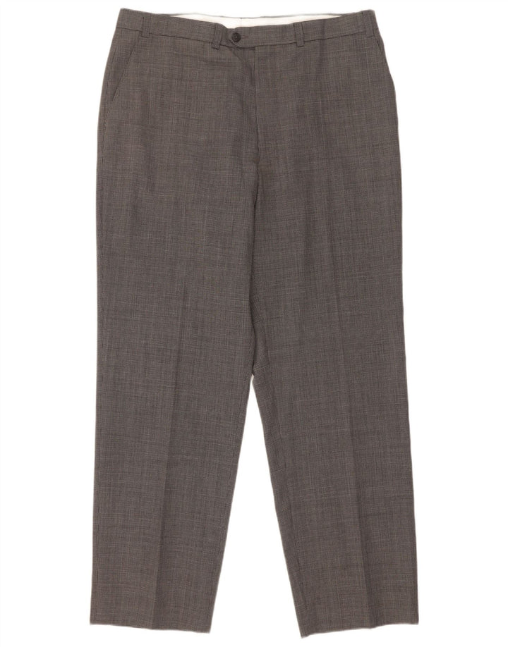 Marks & Spencer Herre St. Michael Suit Bukser W36 L31 Grå Houndstooth