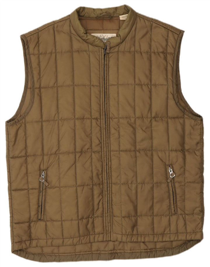 Timberland Mens Polstret Gilet UK 40 Large Khaki