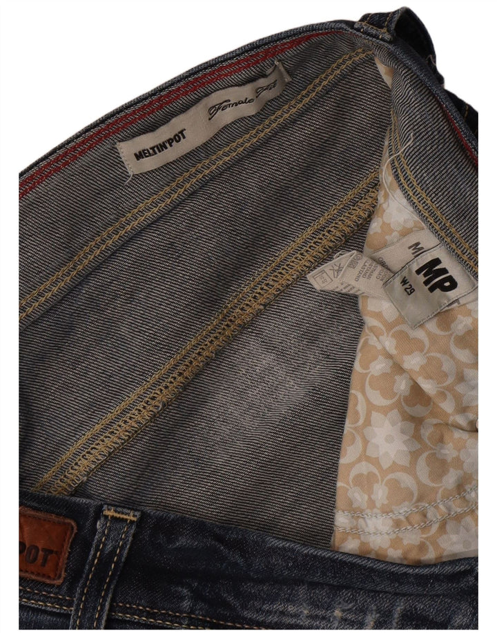 Meltin' Pot Kvinder Cropped Jeans W29 L24 Blå Bomuld