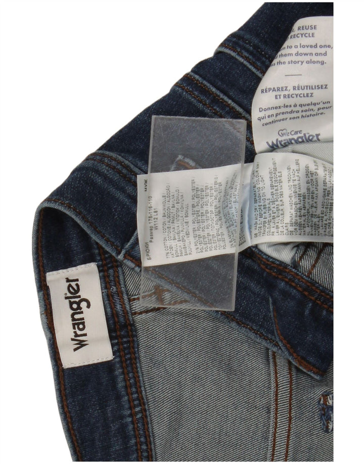 Wrangler Herre Texas Slim Jeans W44 L32 Blå Bomuld
