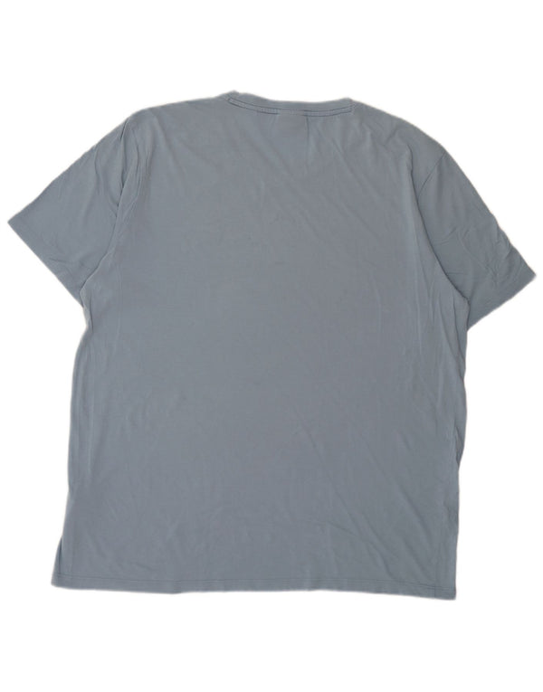 Hugo Boss Herre T-Shirt Top XL Blå Bomuld