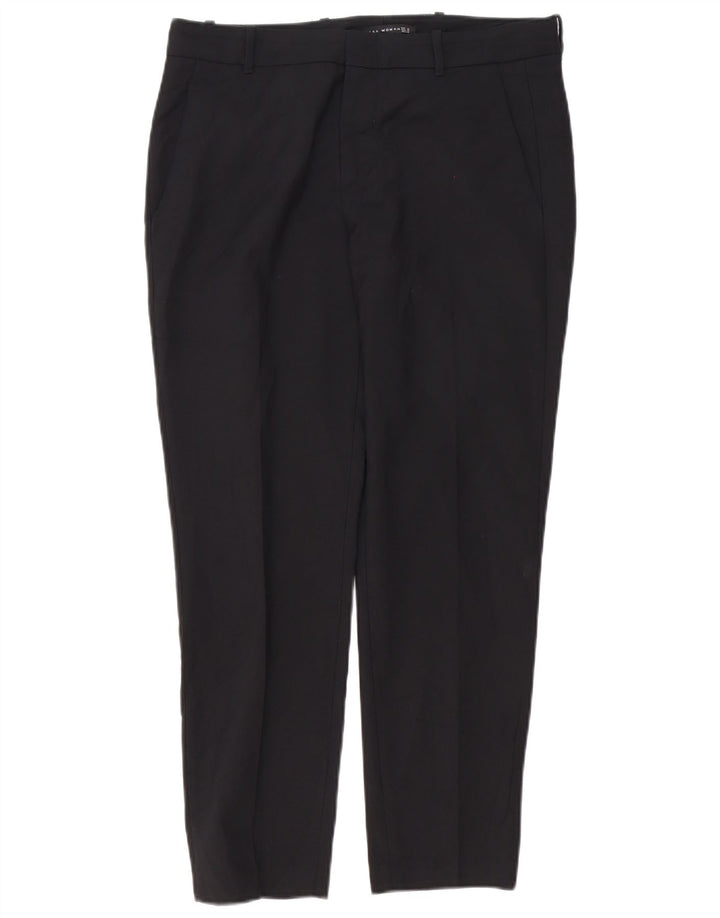 Zara Dame Slim Chino Bukser Medium W28 L27 Sort Bomuld