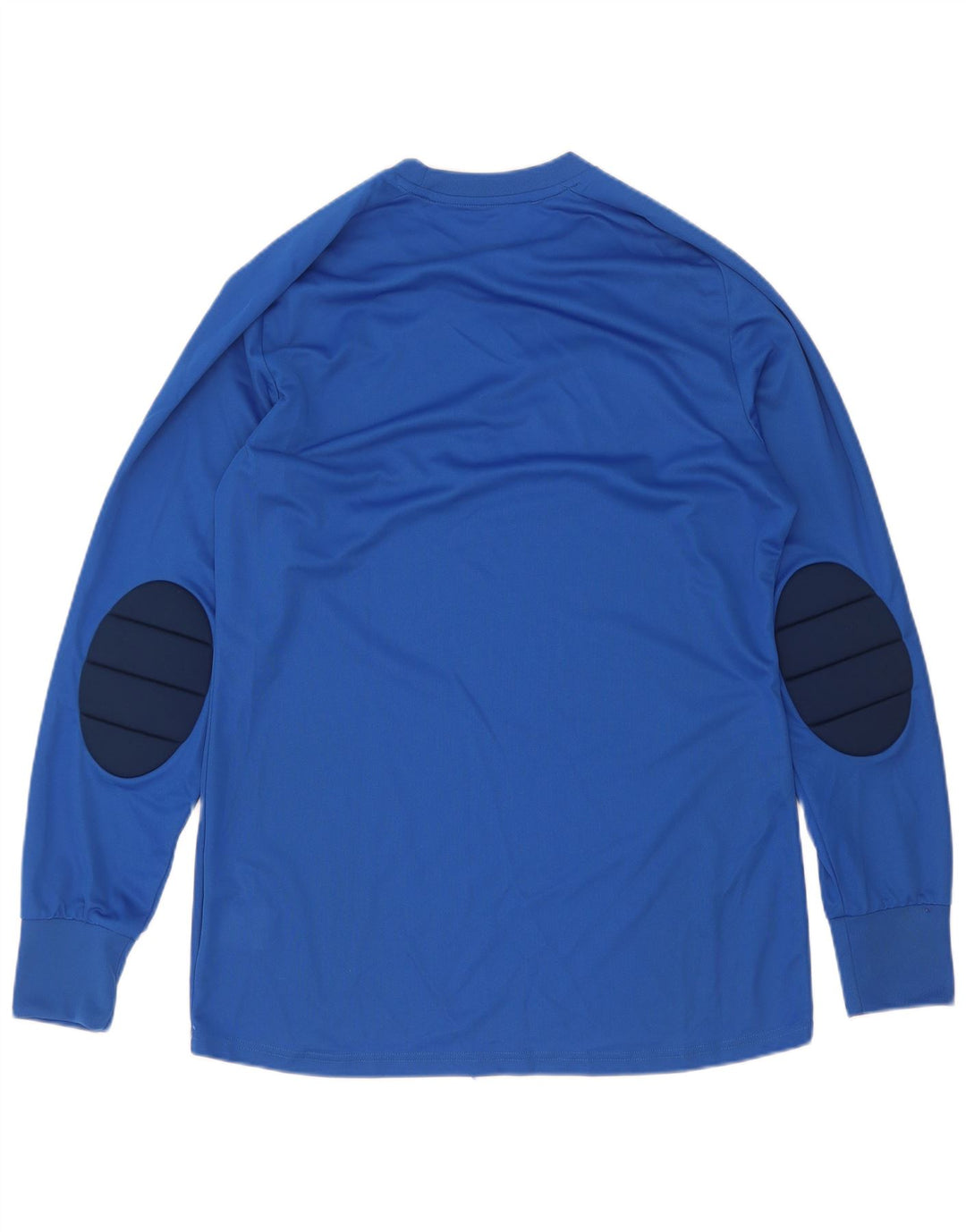 Adidas Herre Climalite Top Langærmet Medium Blue Colourblock Polyester