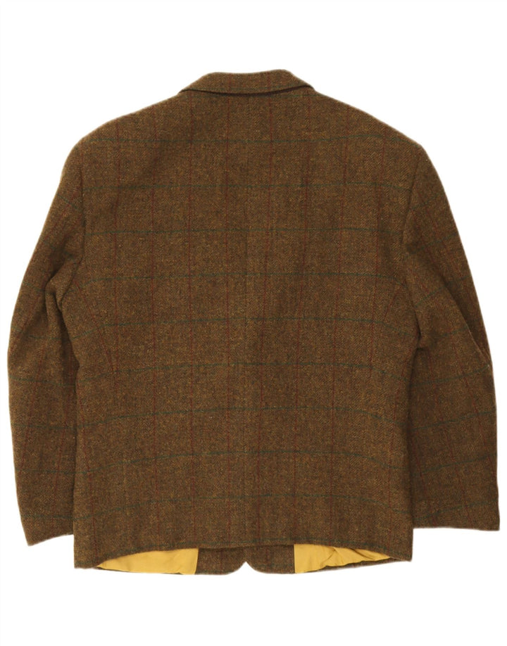 Daniel Hechter Herre 2 i 1 Blazer Jacket UK 40 Large Green Houndstooth