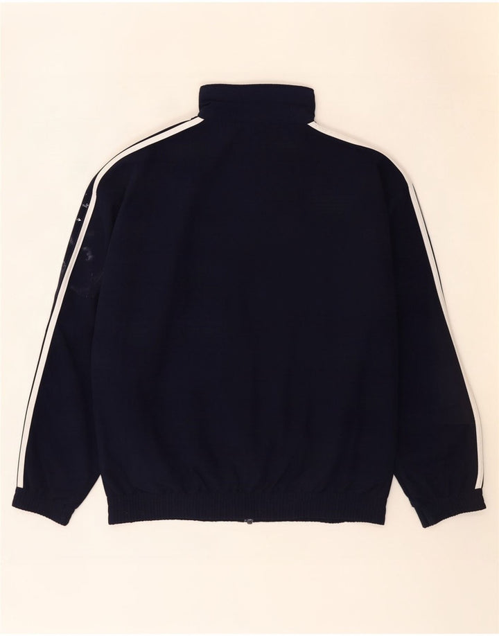 Adidas Træningsdragt til mænd Topjakke UK 38/40 Medium Navy Blue Polyester