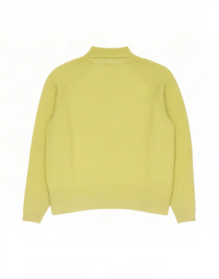 Marks & Spencer Dame Turtle Neck Jumper Sweater UK 14 Medium Green