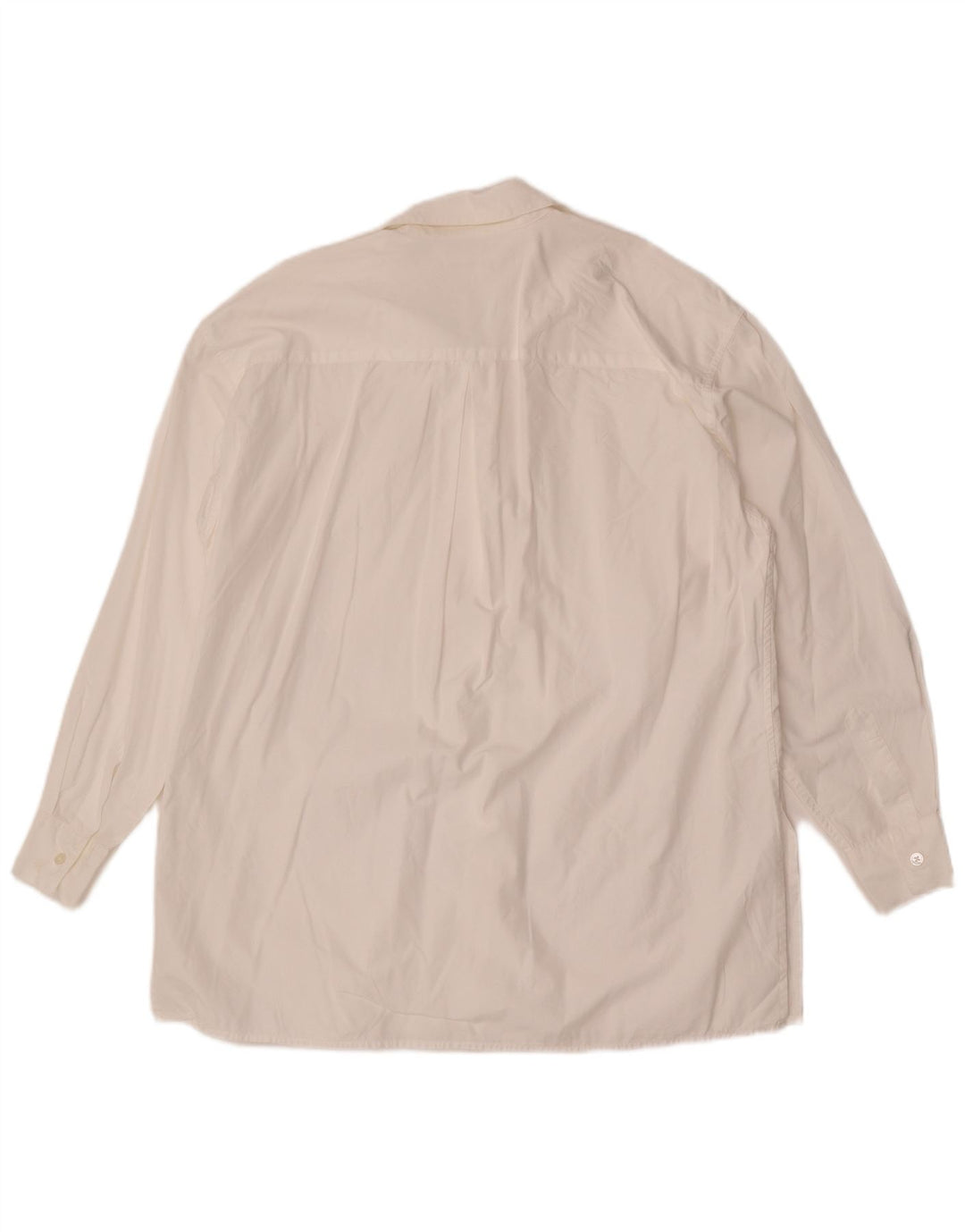 Banana Republic Dame Oversized skjorte UK 14 Medium White Bomuld
