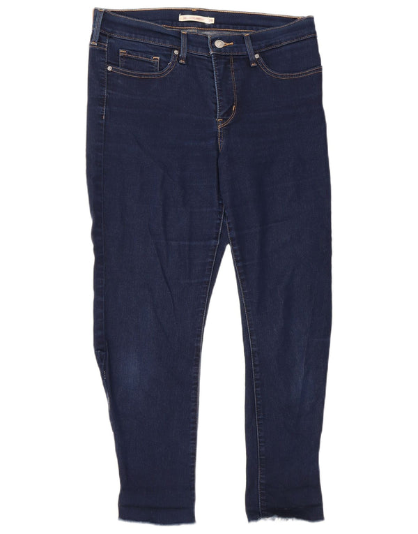 Levi's Womens 315 Cropped Jeans W29 L25 Marineblå Bomuld