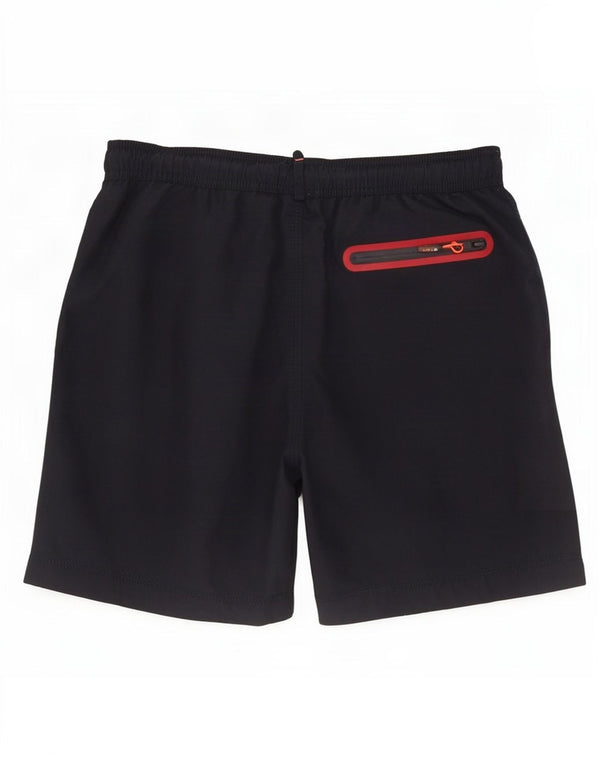 Superdry grafiske badeshorts til mænd mellem marineblå polyester
