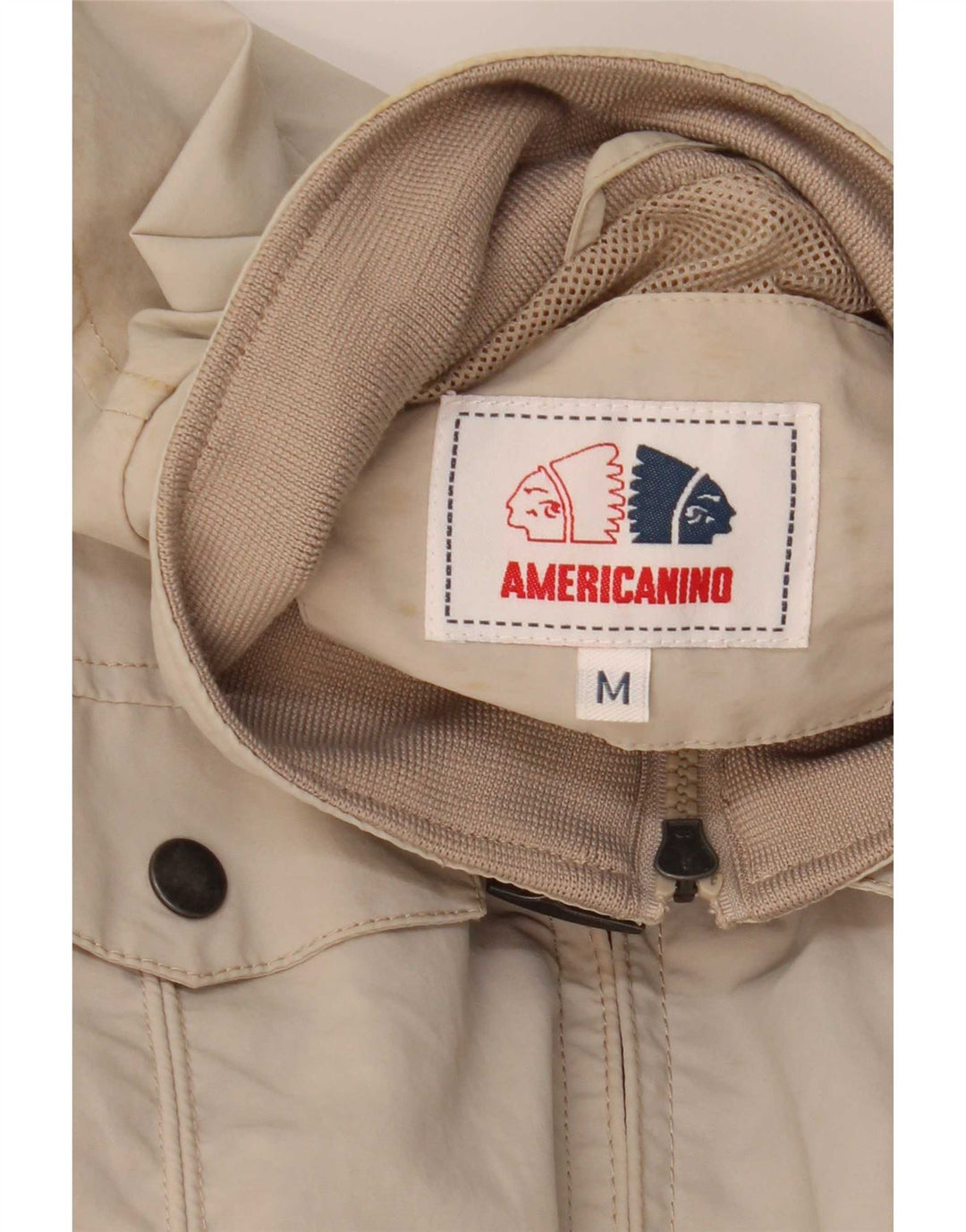 Americanino Bomberjakke til mænd UK 38 Medium Beige Polyamid