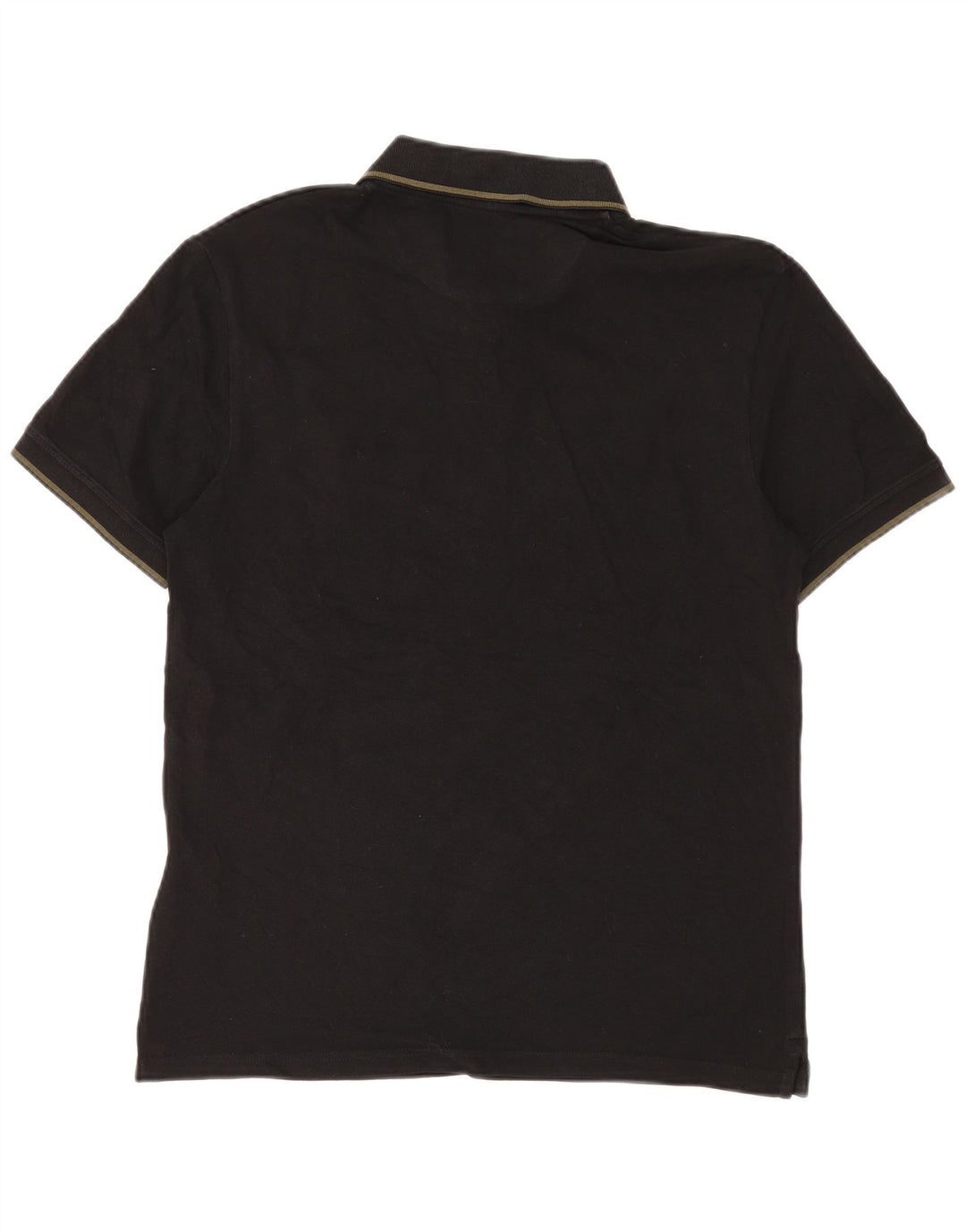 Lyle & Scott herre poloskjorte medium sort bomuld