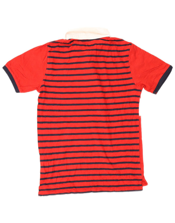 Gap Boys Rugby Polo Shirt 13-14 år 2XL Rød Colourblock Bomuld