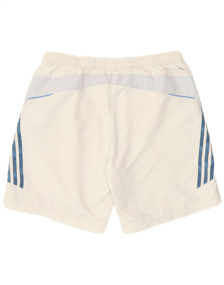 Adidas Mens Climalite Sport Shorts Large White Polyester
