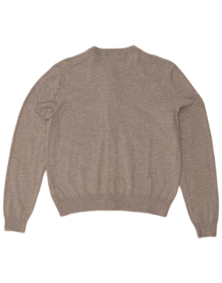 Marks & Spencer dame cardigan sweater UK 12 Medium Grey Flecked Viskose