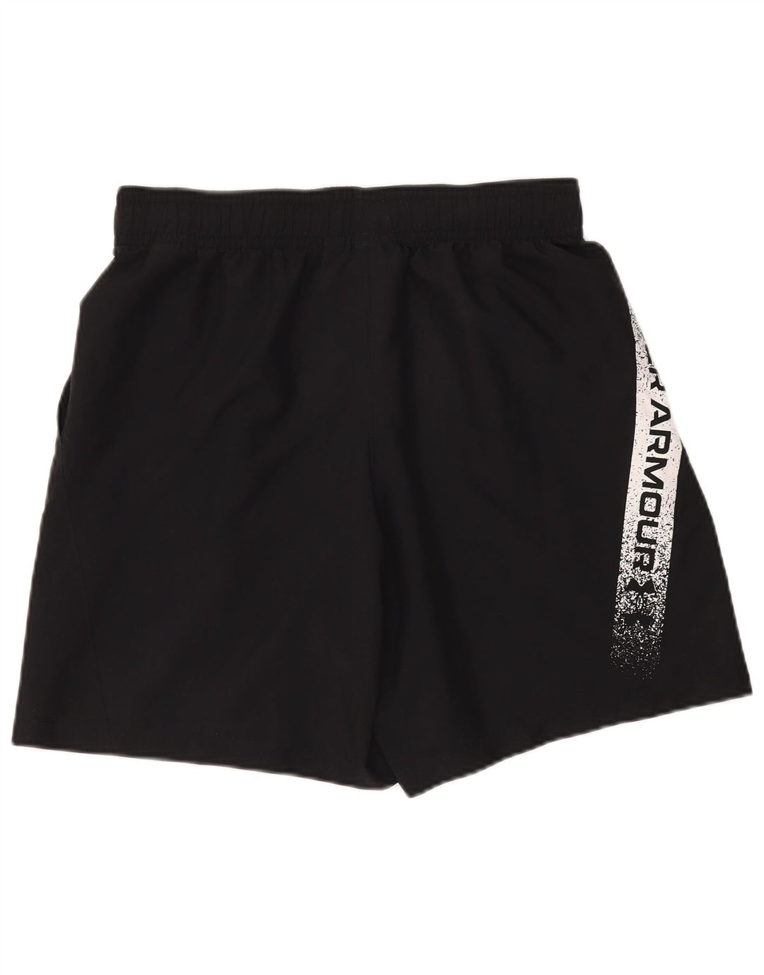 Under Armour Herre Grafisk Loose Fit Sportshorts Large Sort Polyester